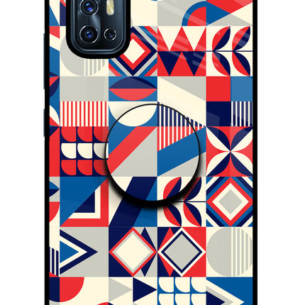 Colorful Pattern Vivo V17 Pop Case by Casekaro