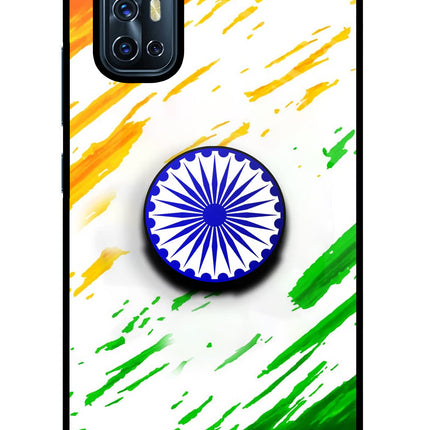 Indian Flag Ashoka Chakra Vivo V17 Pop Case by Casekaro