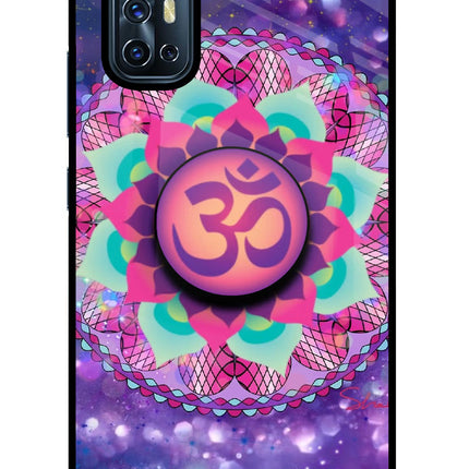 Om Purple Vivo V17 Pop Case by Casekaro
