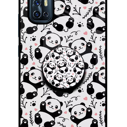 Cute Panda Vivo V17 Pop Case by Casekaro