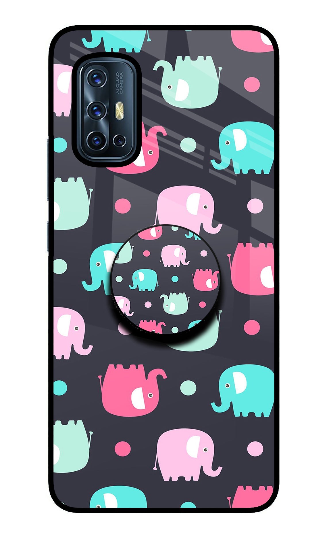 Baby Elephants Vivo V17 Pop Case