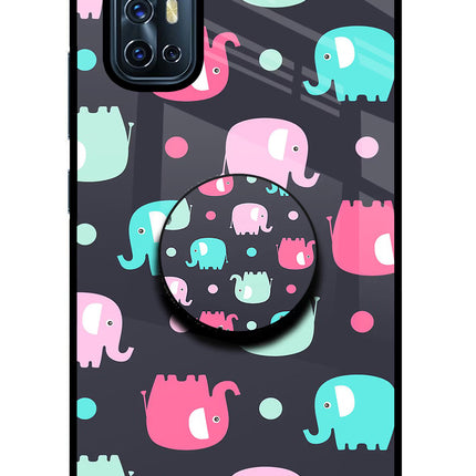 Baby Elephants Vivo V17 Pop Case by Casekaro