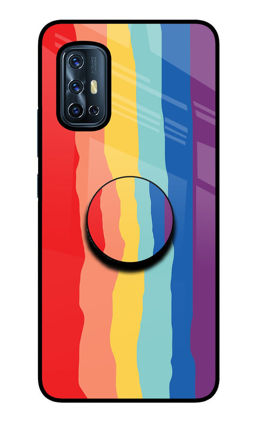 Rainbow Vivo V17 Glass Case