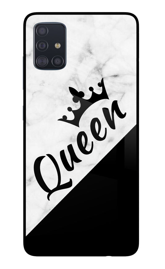 Queen Samsung A51 Glass Case