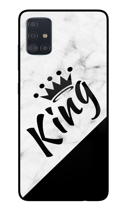 King Samsung A51 Glass Case