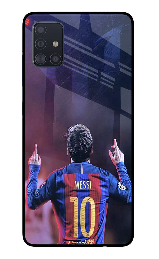 Messi Samsung A51 Glass Case