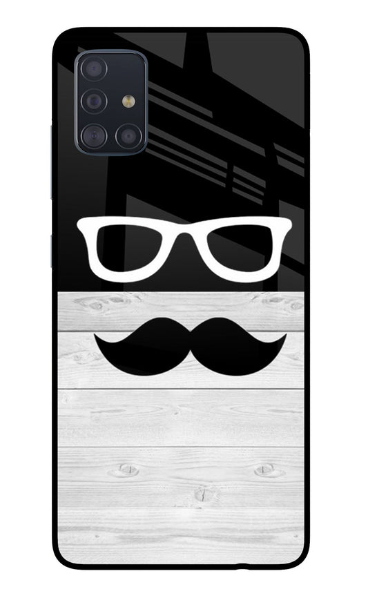 Mustache Samsung A51 Glass Case