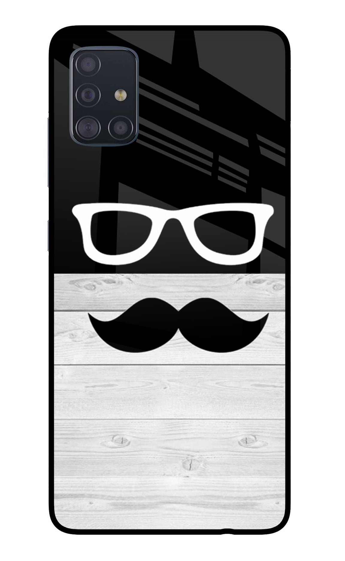 Mustache Samsung A51 Back Cover