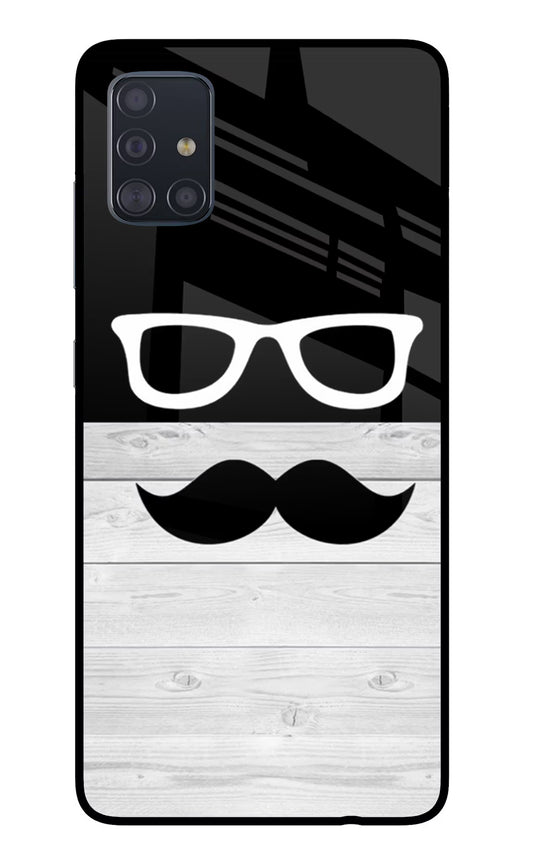 Mustache Samsung A51 Glass Case