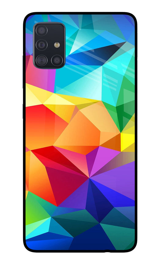 Abstract Pattern Samsung A51 Glass Case