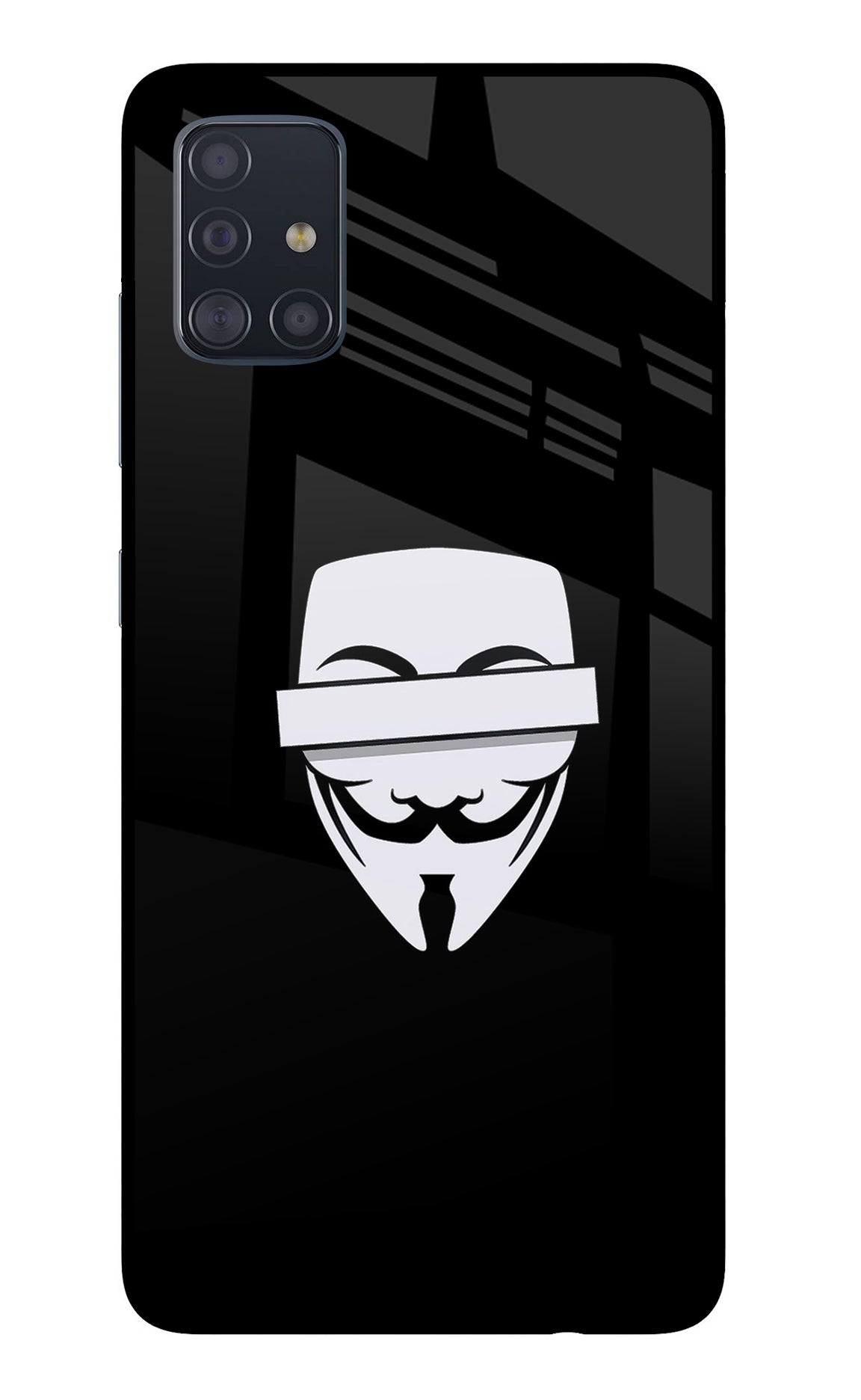 Anonymous Face Samsung A51 Back Cover