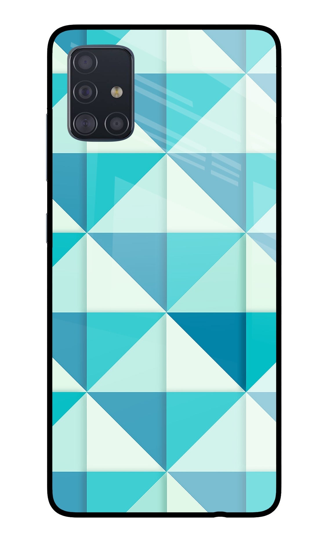 Abstract Samsung A51 Glass Case