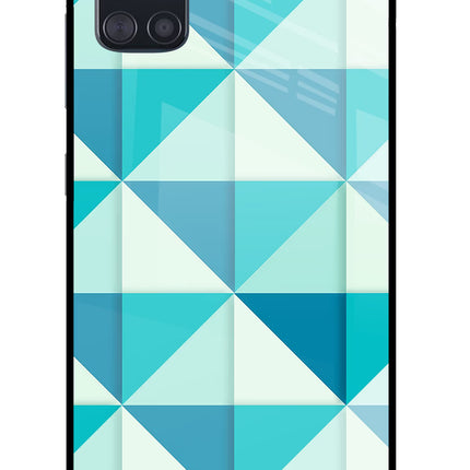 Abstract Samsung A51 Glass Case Back Cover by Casekaro