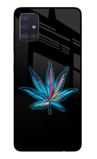Weed Samsung A51 Glass Case