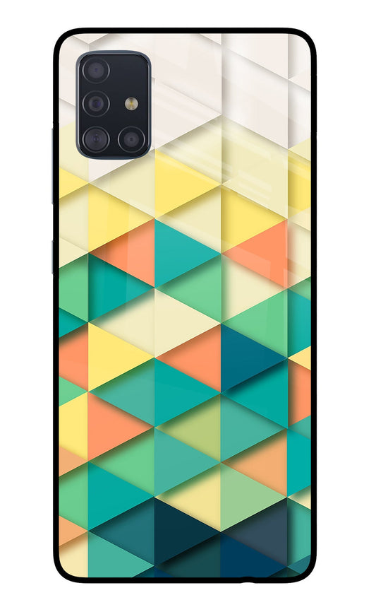 Abstract Samsung A51 Glass Case
