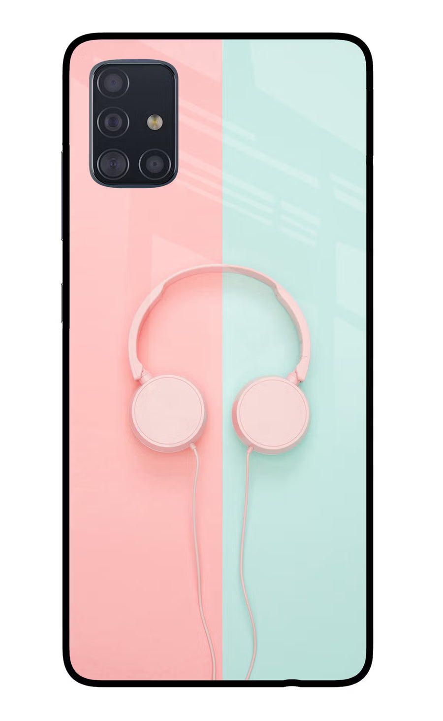 Music Lover Samsung A51 Back Cover, Glass case