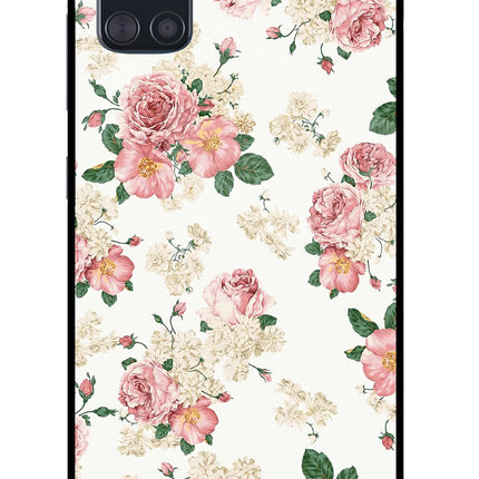 Flowers Samsung A51 Glass Case