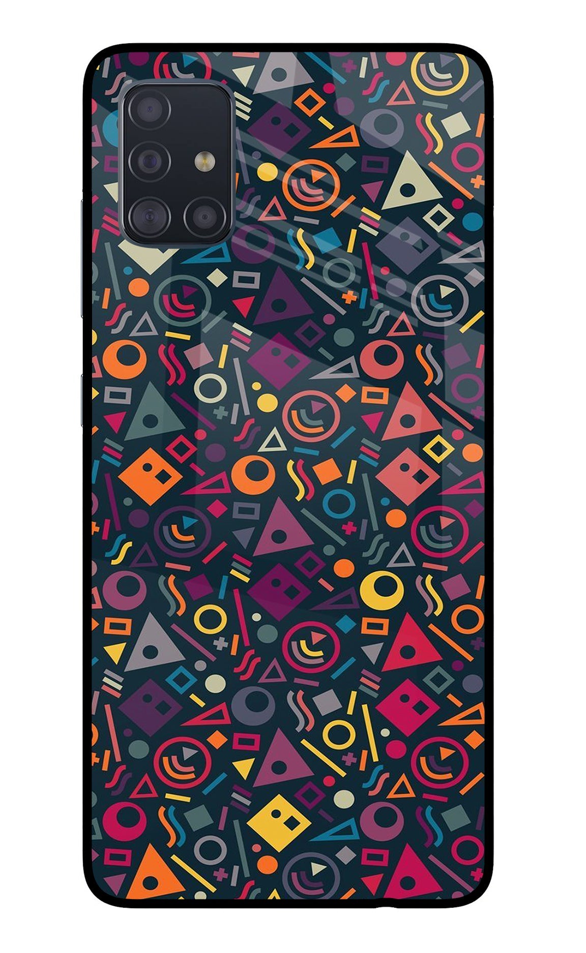 Geometric Abstract Samsung A51 Glass Case