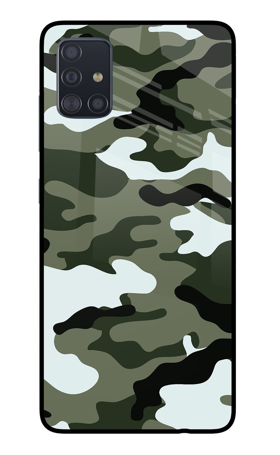 Camouflage Samsung A51 Back Cover