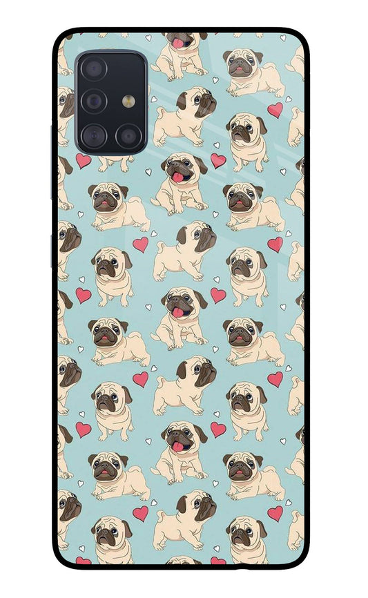 Pug Dog Samsung A51 Glass Case