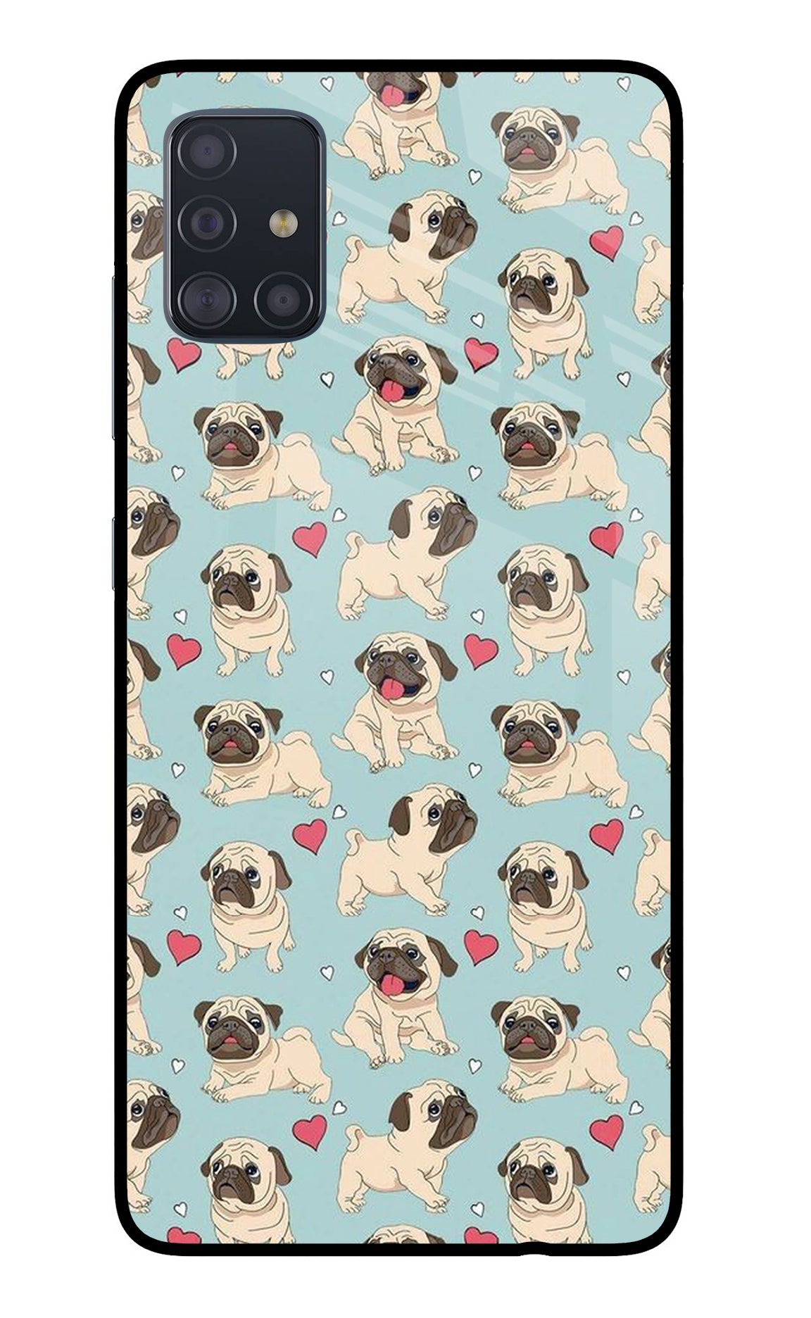 Pug Dog Samsung A51 Back Cover