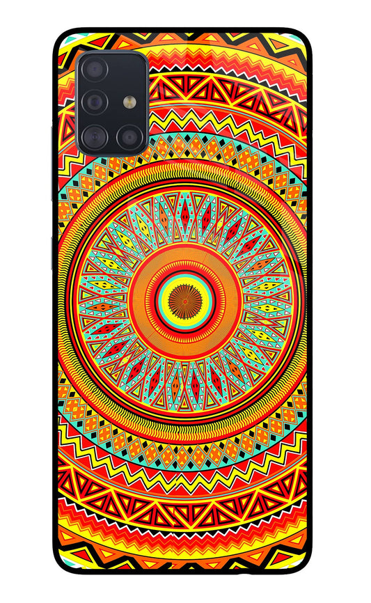 Mandala Pattern Samsung A51 Glass Case