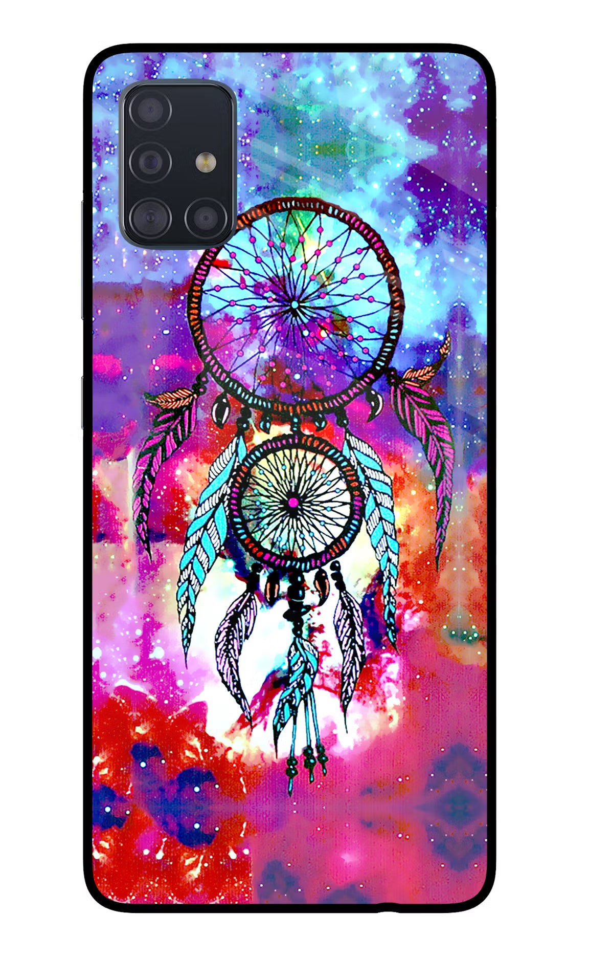 Dream Catcher Abstract Samsung A51 Glass Case Back Cover by Casekaro