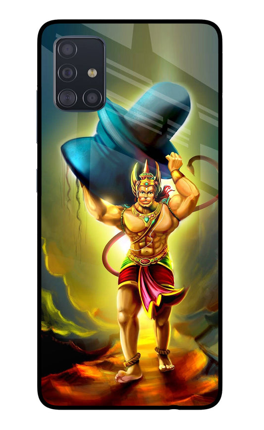 Lord Hanuman Samsung A51 Glass Case