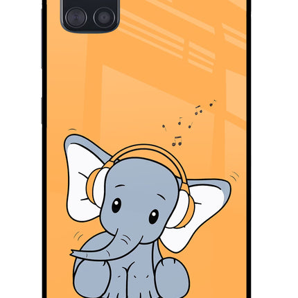 High On Music Samsung A51 Glass Case