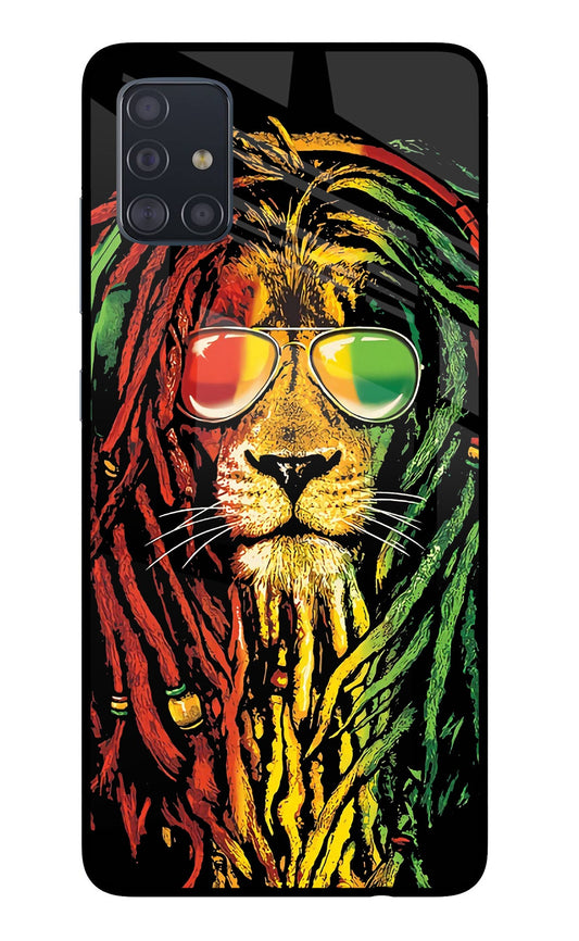 Rasta Lion Samsung A51 Glass Case