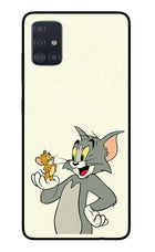 Tom & Jerry Samsung A51 Glass Case