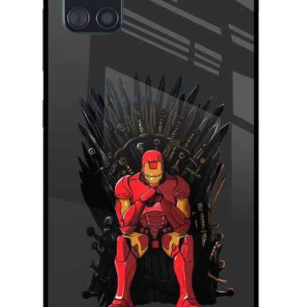 Ironman Throne Samsung A51 Glass Case Back Cover by Casekaro