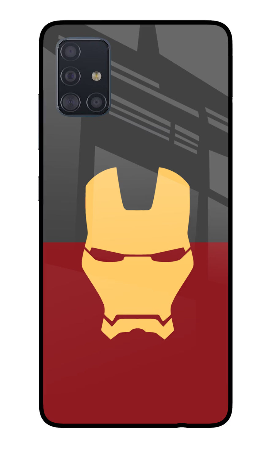 Ironman Samsung A51 Back Cover, Glass case