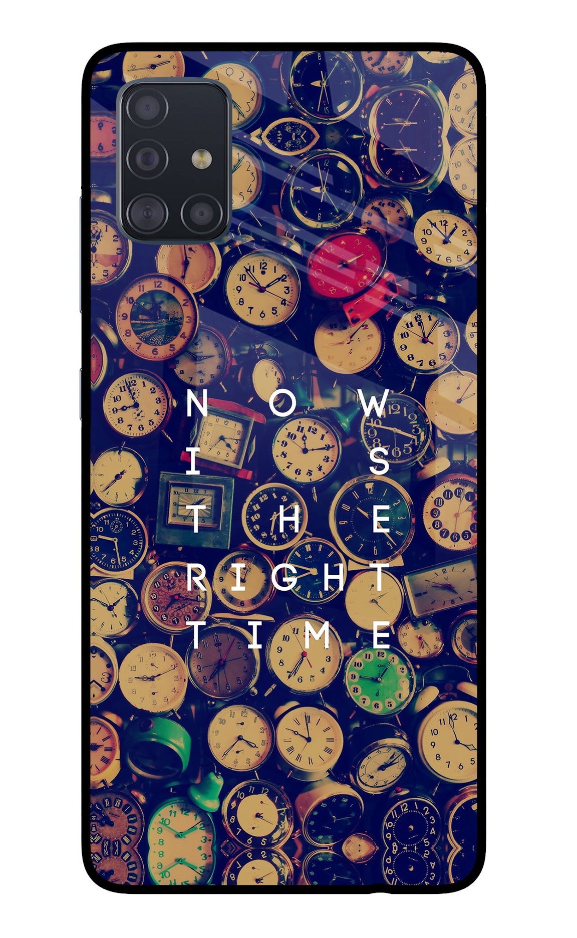 Now is the Right Time Quote Samsung A51 Back Cover