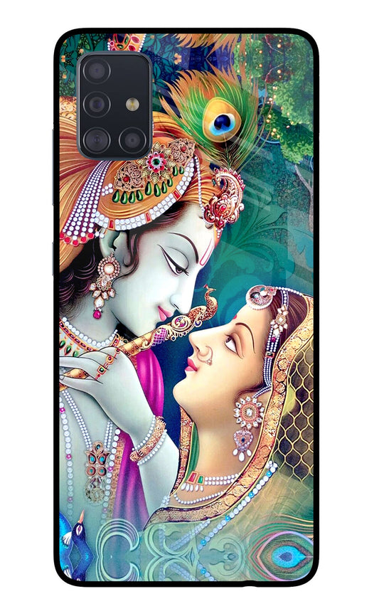 Lord Radha Krishna Samsung A51 Glass Case