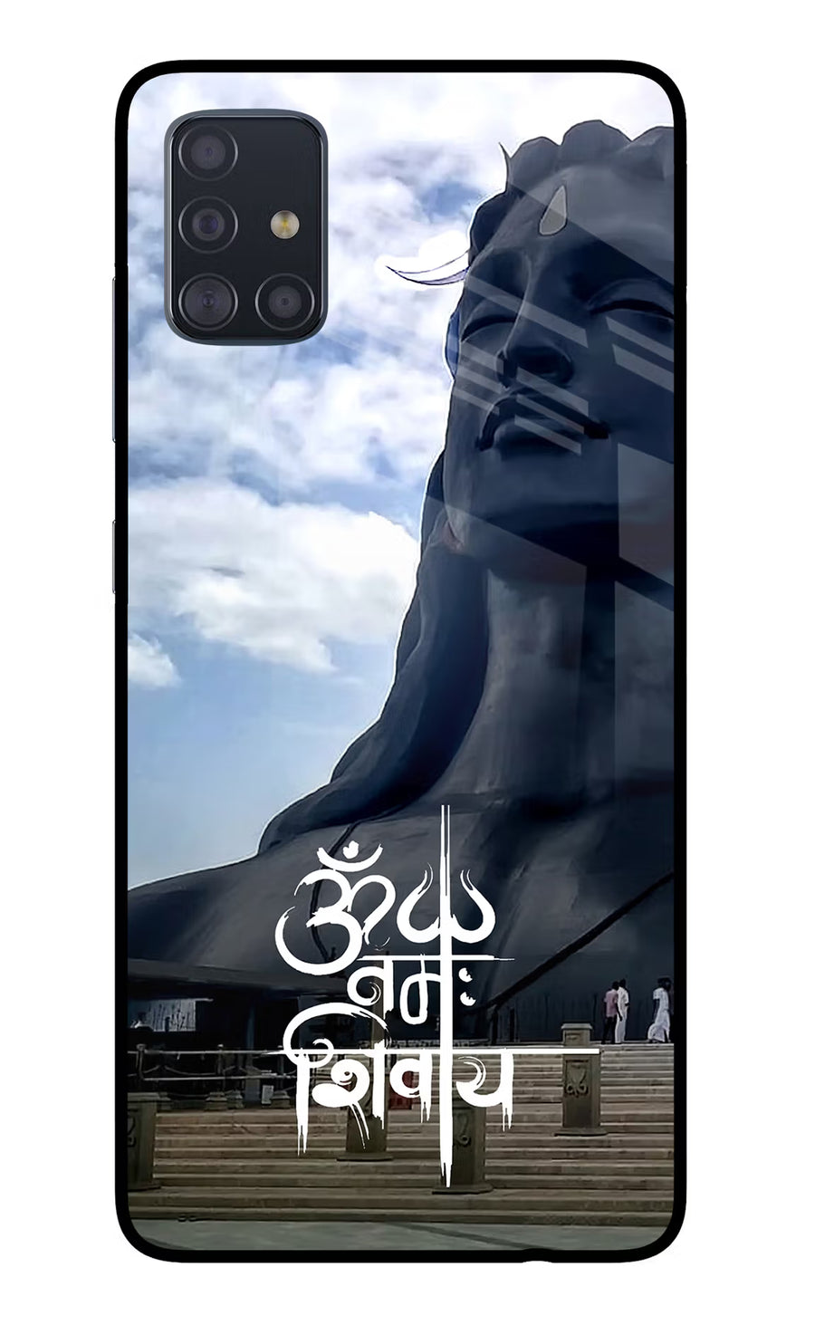 Om Namah Shivay Samsung A51 Back Cover, Glass case