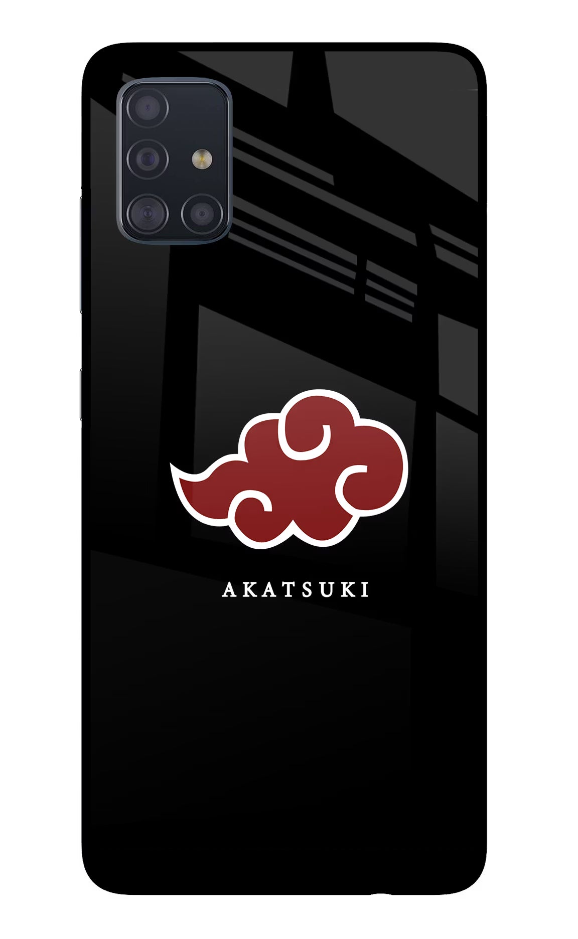 Akatsuki Samsung A51 Glass Case Back Cover by Casekaro