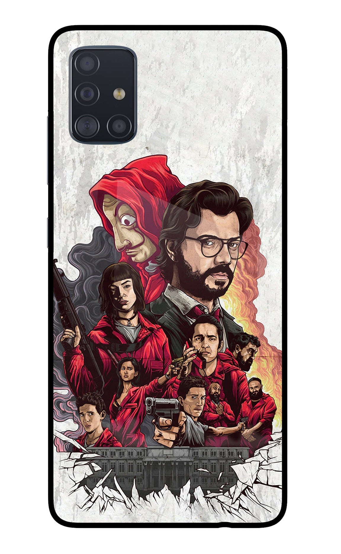 Money Heist Artwork Samsung A51 Back Cover