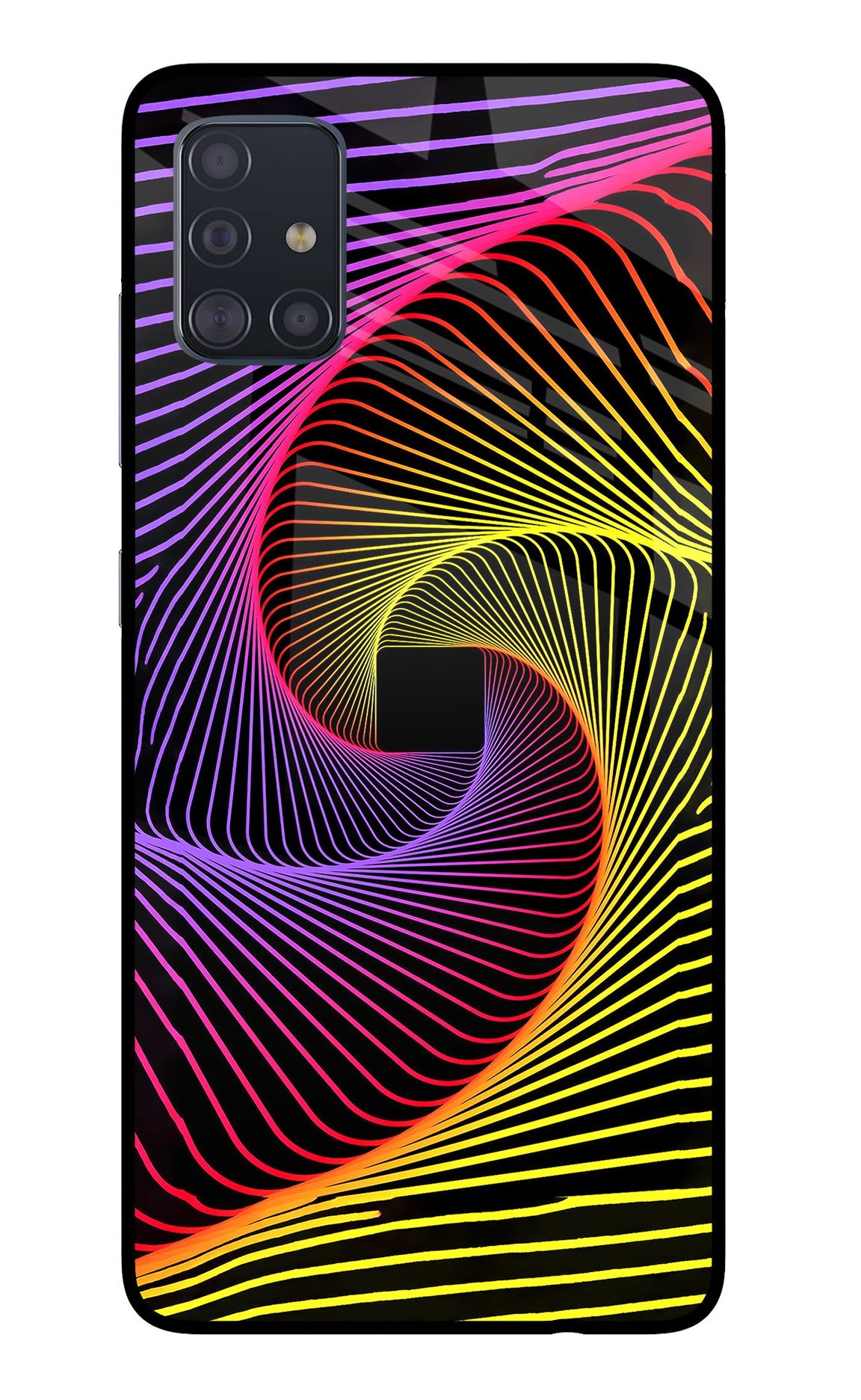 Colorful Strings Samsung A51 Back Cover