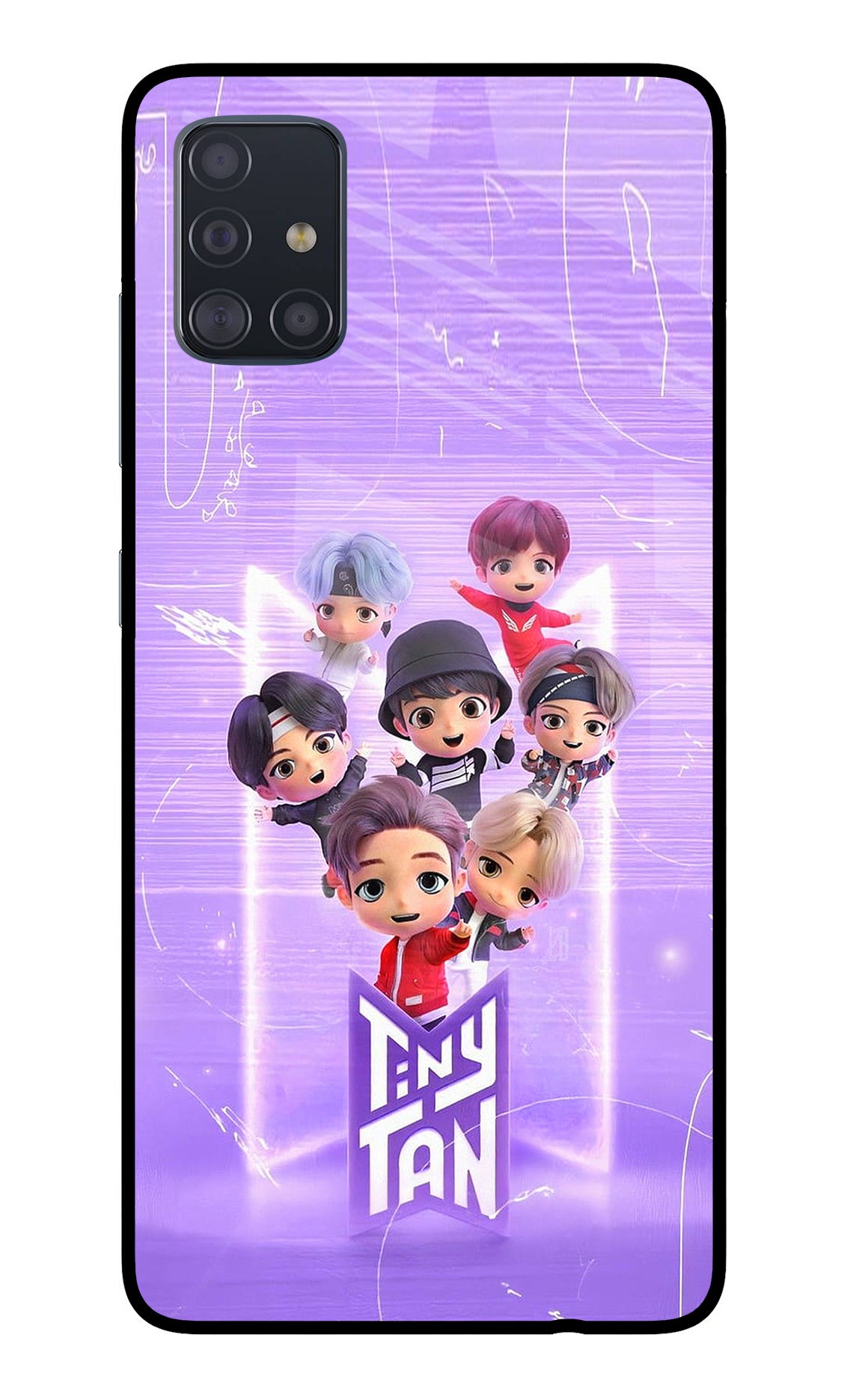 BTS Tiny Tan Samsung A51 Back Cover