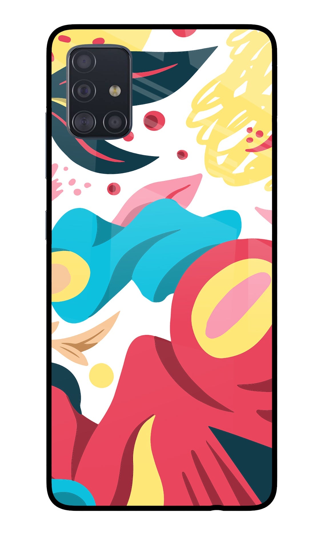 Trippy Art Samsung A51 Glass Case