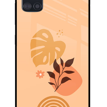 Bohemian Art Samsung A51 Glass Case Back Cover by Casekaro