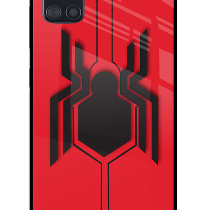 Spider Samsung A51 Glass Case Back Cover by Casekaro