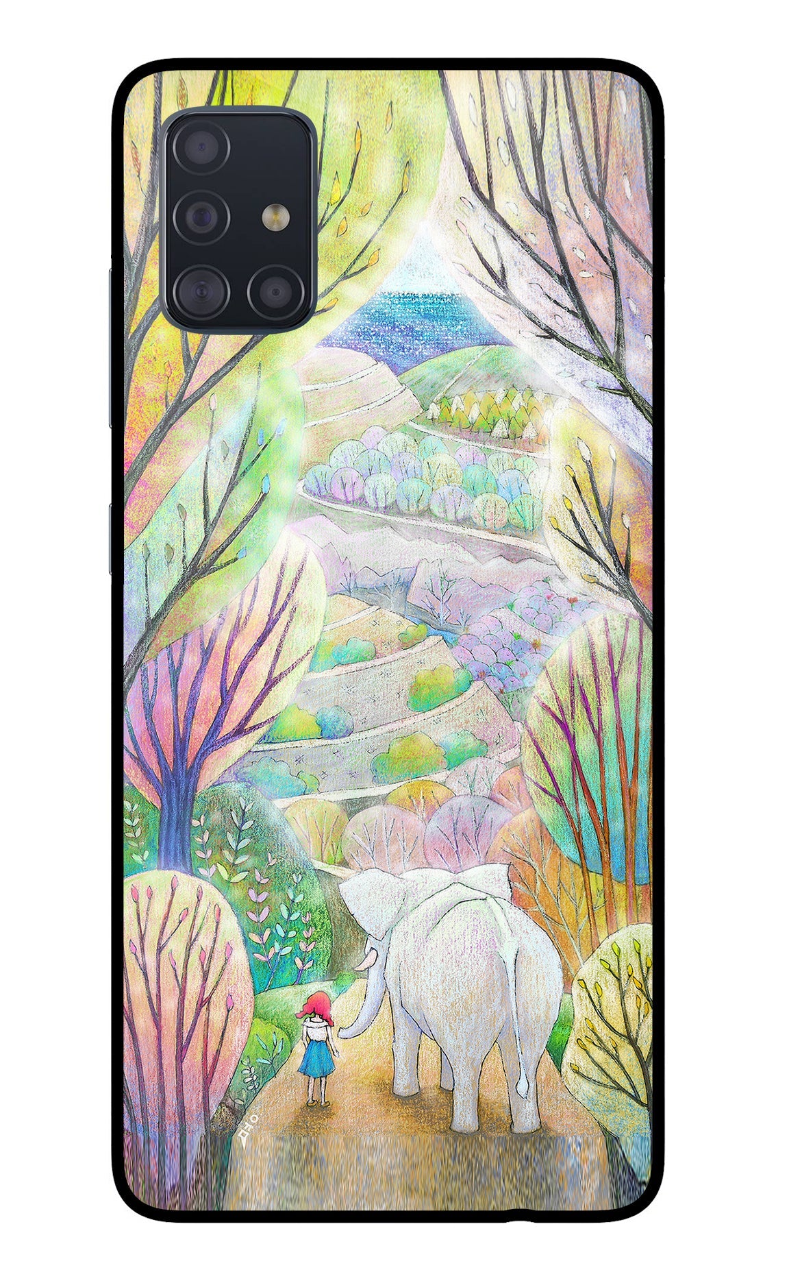 Nature Painting Samsung A51 Back Cover