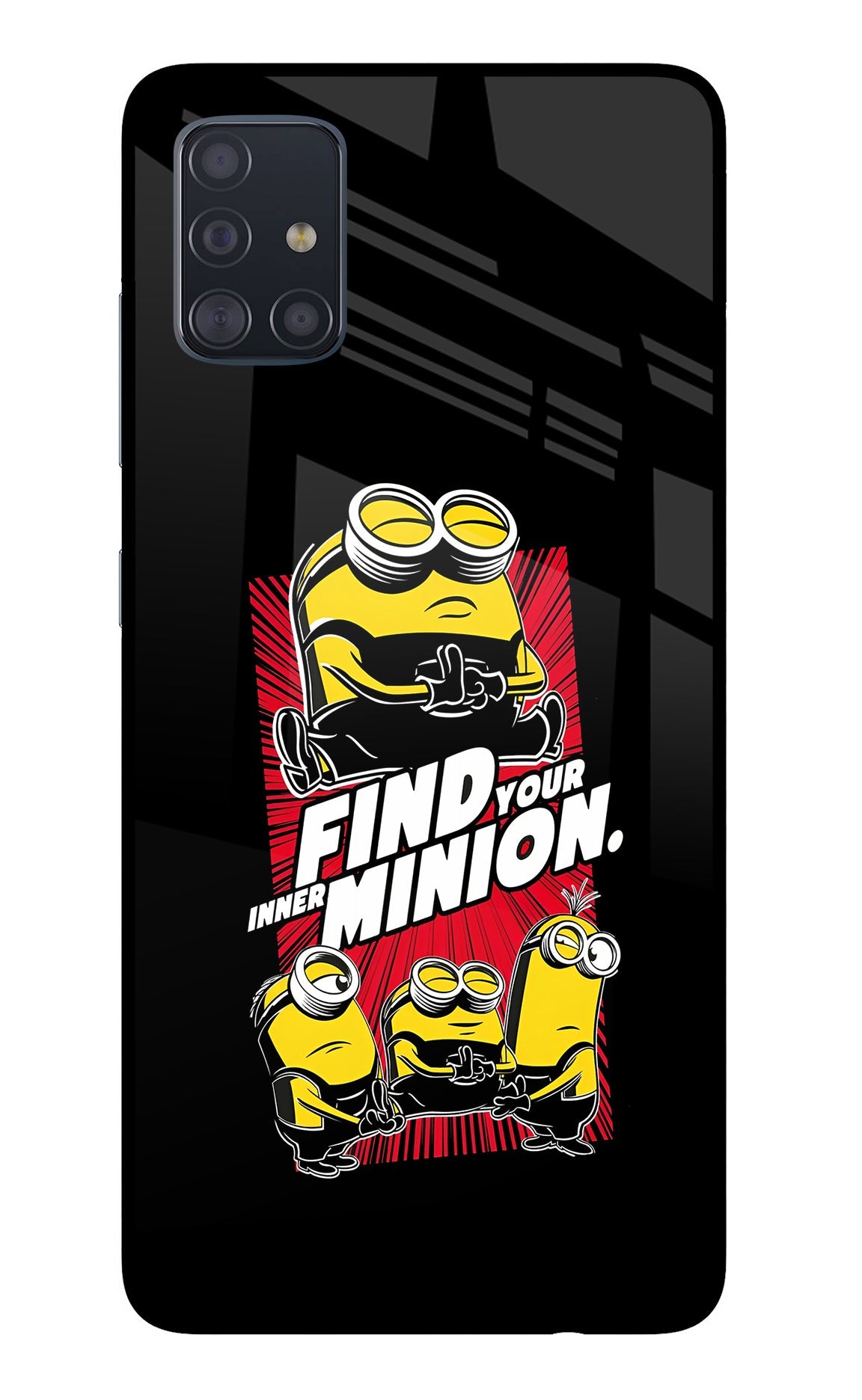 Find your inner Minion Samsung A51 Glass Case