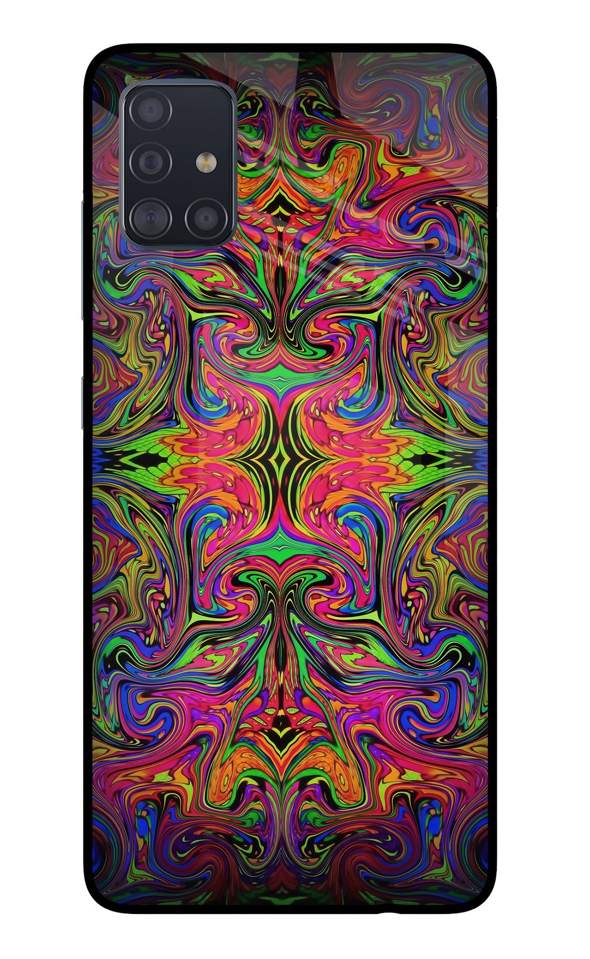 Psychedelic Art Samsung A51 Back Cover