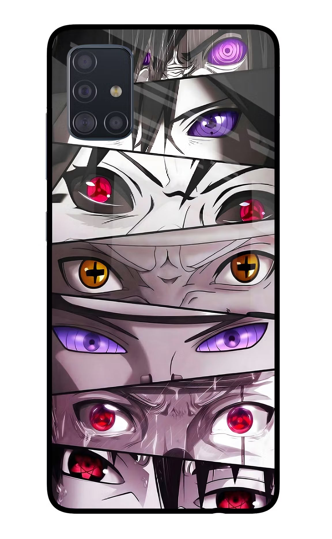 Naruto Anime Samsung A51 Glass Case Back Cover by Casekaro