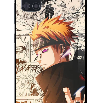 Pain Anime Samsung A51 Glass Case Back Cover by Casekaro