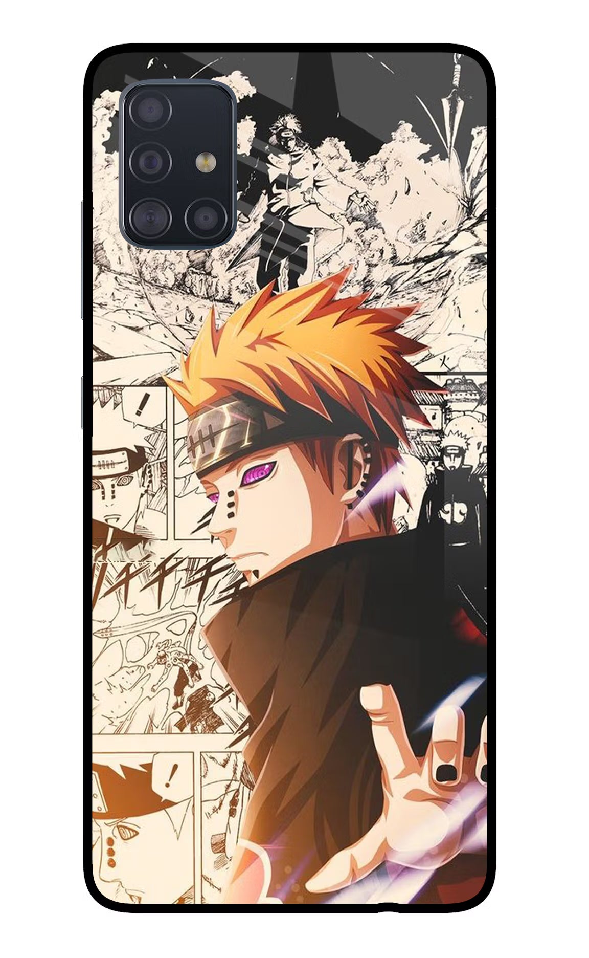 Pain Anime Samsung A51 Glass Case