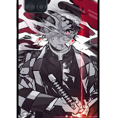 Demon Slayer Samsung A51 Glass Case